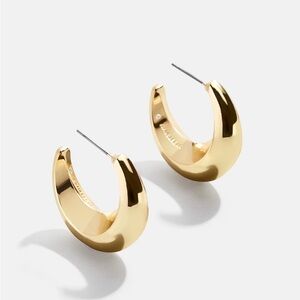 BaubleBar Kimberly Gold Hoop Earrings